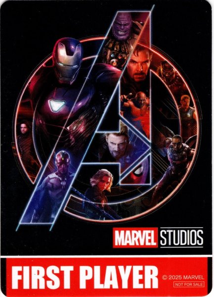 画像1: 先攻マーカー(アベンジャーズロゴ)[WS_MAR/S124PR]【2/6】 (1)