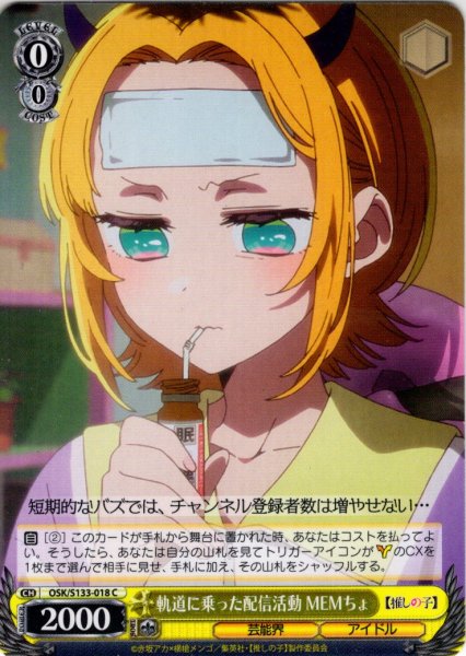 画像1: 軌道に乗った配信活動 MEMちょ[WS_OSK/S133-018C] (1)