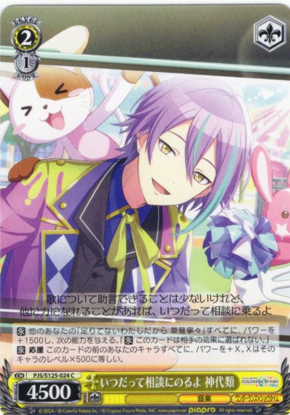 画像1: いつだって相談にのるよ 神代類[WS_PJS/S125-024C] (1)