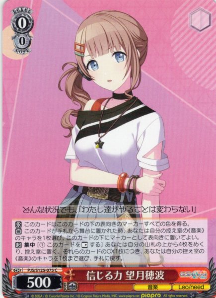 画像1: 信じる力 望月穂波[WS_PJS/S125-075C] (1)