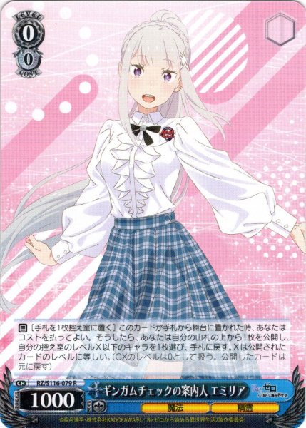 画像1: ギンガムチェックの案内人 エミリア[WS_RZ/S116-079R] (1)