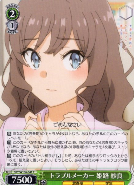 画像1: トラブルメーカー 姫路 紗良[WS_SBY/W136-041C] (1)