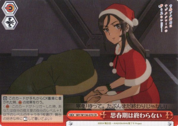 画像1: 思春期は終わらない[WS_SBY/W136-070CR] (1)