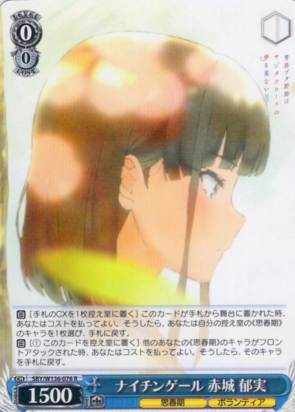 画像1: ナイチンゲール 赤城 郁実[WS_SBY/W136-076R] (1)