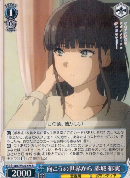 画像1: 向こうの世界から 赤城 郁実[WS_SBY/W136-078R] (1)