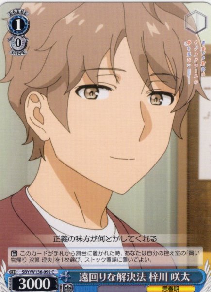 画像1: 遠回りな解決法 梓川 咲太[WS_SBY/W136-092C] (1)