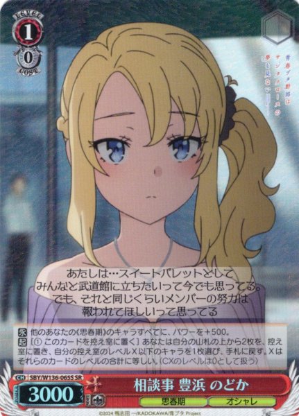 画像1: 【SR仕様(C)】相談事 豊浜 のどか[WS_SBY/W136-065S] (1)