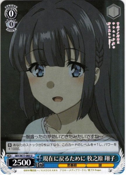 画像1: 現在に戻るために 牧之原 翔子[WS_SBY/W77-085U] (1)