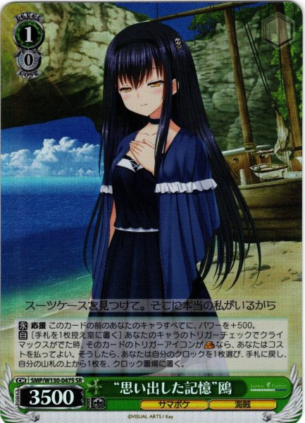 画像1: 【SR仕様(C)】“思い出した記憶”鴎[WS_SMP/W130-047S] (1)