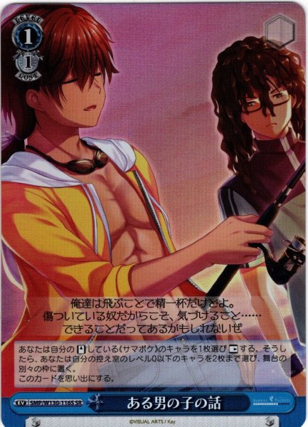 画像1: 【SR仕様(U)】ある男の子の話[WS_SMP/W130-116S] (1)