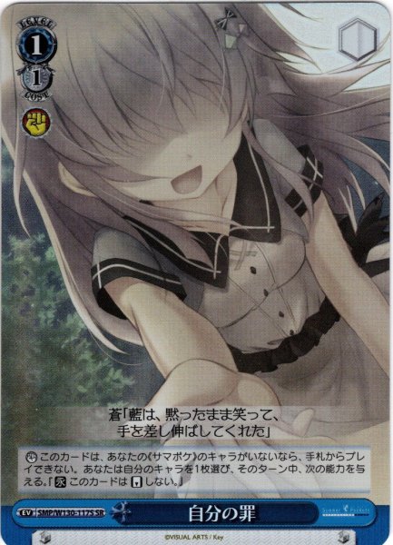 画像1: 【SR仕様(U)】自分の罪[WS_SMP/W130-117S] (1)