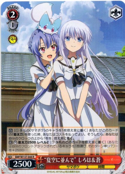 画像1: “夏空に並んで” しろは＆蒼[WS_SMP/W137-044R] (1)