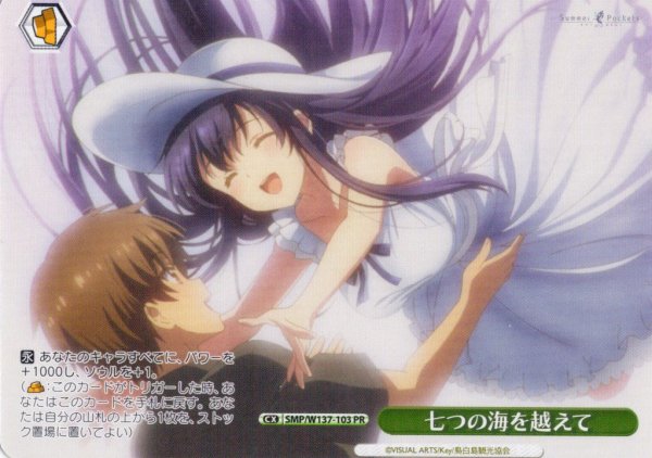 画像1: 【フレームレス仕様】七つの海を越えて[WS_SMP/W137-103_PR] (1)