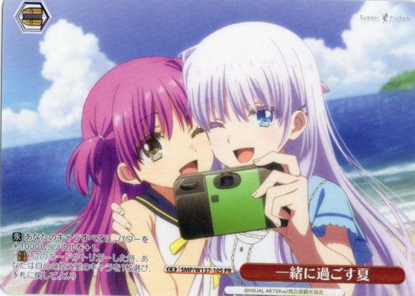 画像1: 【フレームレス仕様】一緒に過ごす夏[WS_SMP/W137-105_PR] (1)