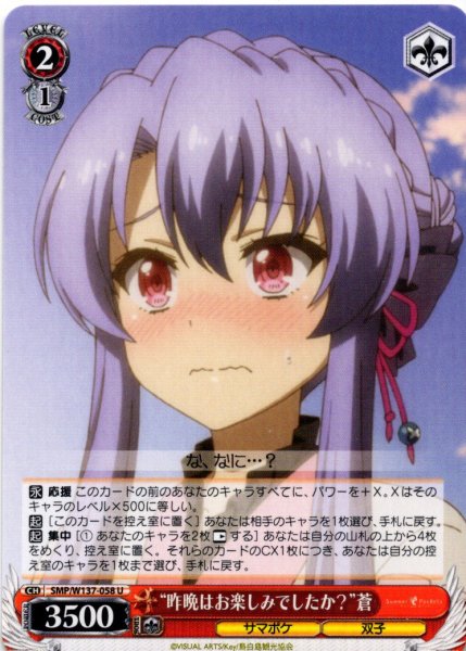 画像1: “昨晩はお楽しみでしたか？”蒼[WS_SMP/W137-058U] (1)
