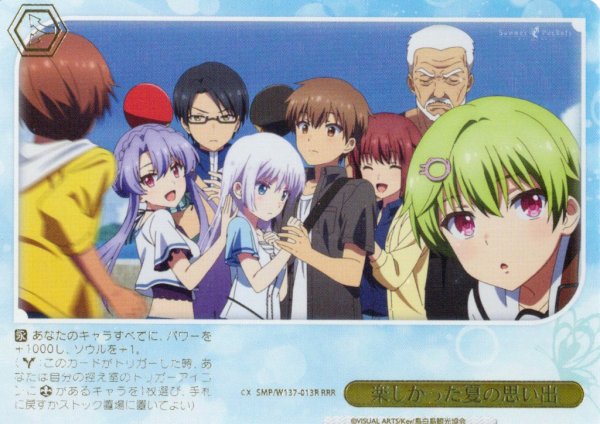 画像1: 【RRR仕様】楽しかった夏の思い出[WS_SMP/W137-013R] (1)