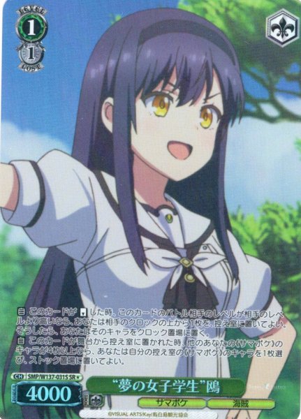 画像1: 【SR星1】“夢の女子学生”鴎[WS_SMP/W137-031S] (1)