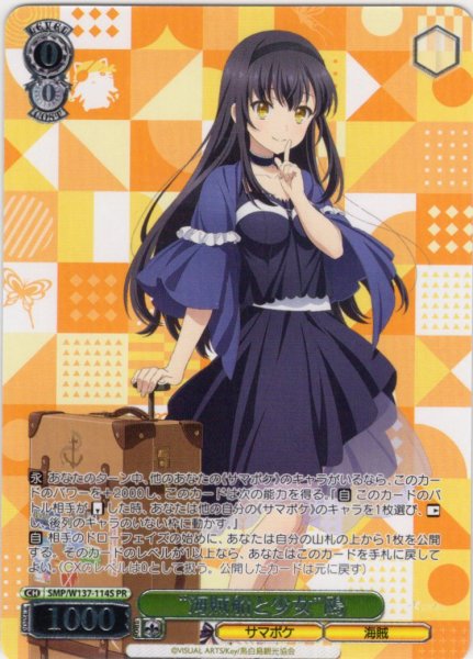 画像1: 【フレームレス箔押し仕様】“海賊船と少女”鴎[WS_SMP/W137-114S_PR] (1)