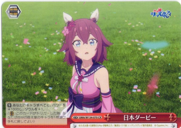 画像1: 日本ダービー[WS_UMA/W134-070CR] (1)