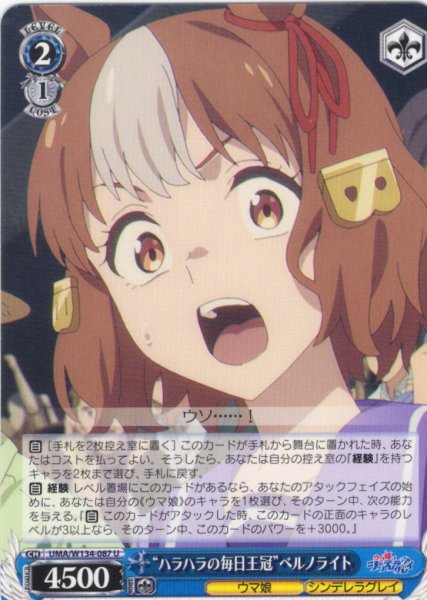 画像1: “ハラハラの毎日王冠”ベルノライト[WS_UMA/W134-087U] (1)