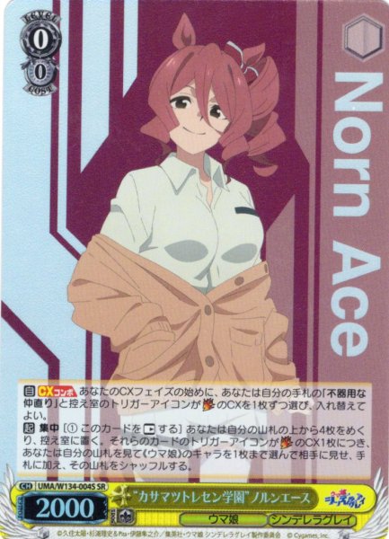 画像1: 【SR仕様(R)】“カサマツトレセン学園”ノルンエース[WS_UMA/W134-004S] (1)