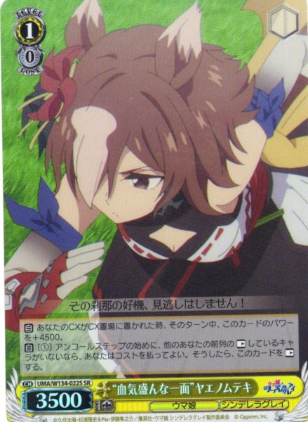画像1: 【SR仕様(C)】“血気盛んな一面”ヤエノムテキ[WS_UMA/W134-022S] (1)
