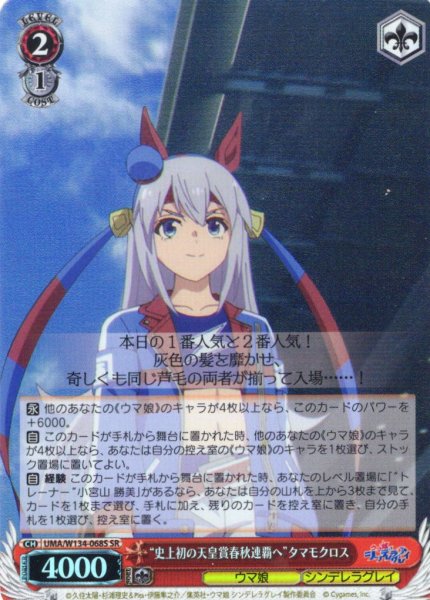 画像1: 【SR仕様(C)】“史上初の天皇賞春秋連覇へ”タマモクロス[WS_UMA/W134-068S] (1)