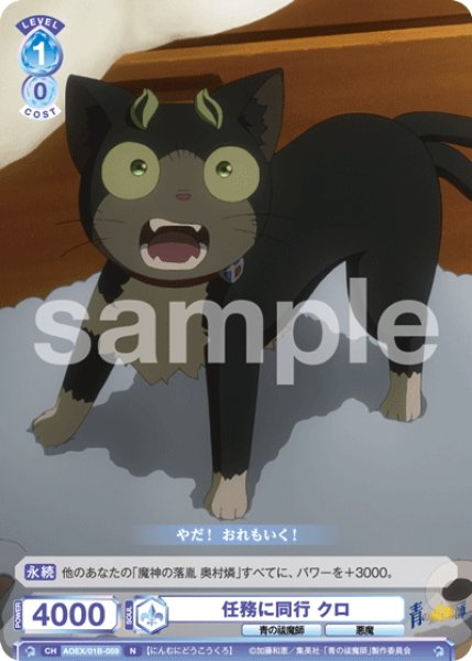 画像1: 任務に同行 クロ[WSB_AOEX/01B-059N] (1)