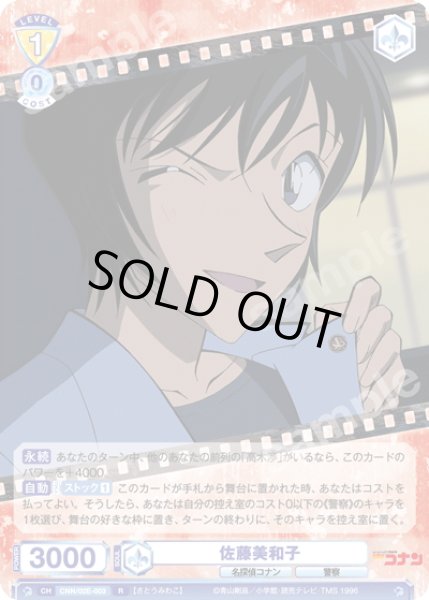 画像1: 佐藤美和子[WSB_CNN/02E-003R] (1)