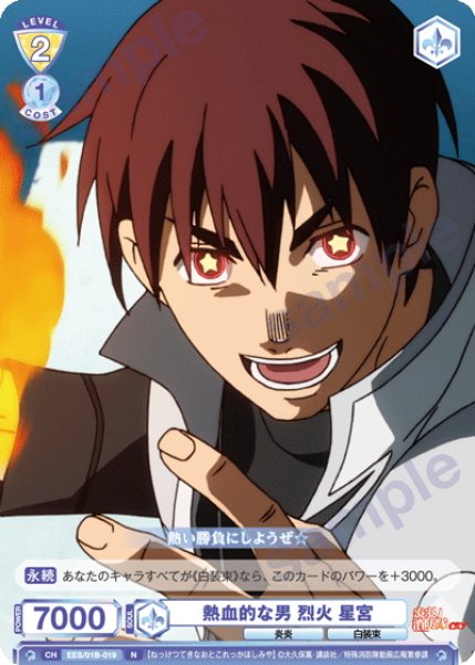 画像1: 熱血的な男 烈火 星宮[WSB_EES/01B-019N] (1)