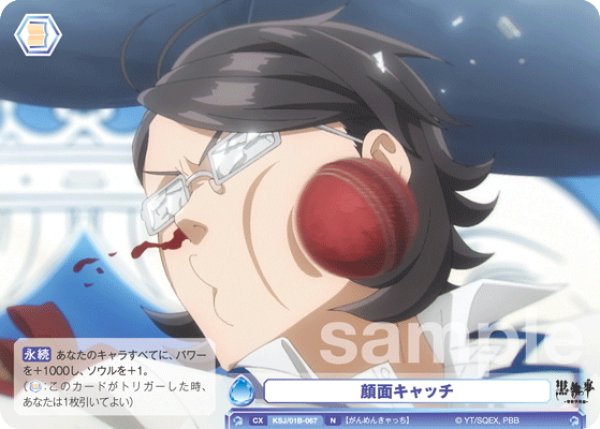 画像1: 顔面キャッチ[WSB_KSJ/01B-067N] (1)