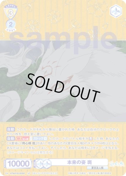 画像1: 【SP仕様(RR)】本来の姿 斑[WSB_NTM/01B-003SP] (1)