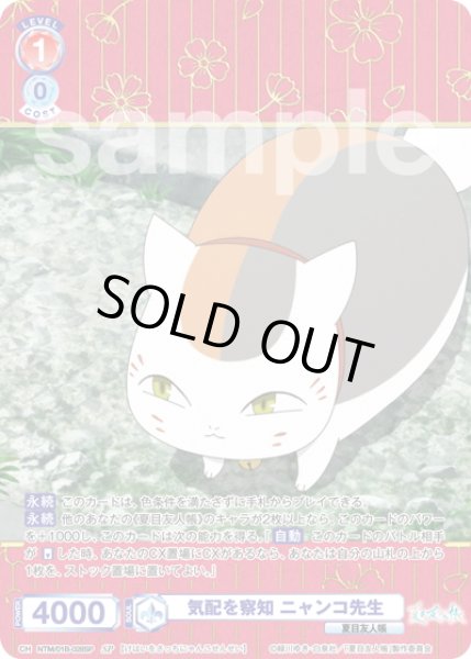 画像1: 【SP仕様(RR)】気配を察知 ニャンコ先生[WSB_NTM/01B-028SP] (1)