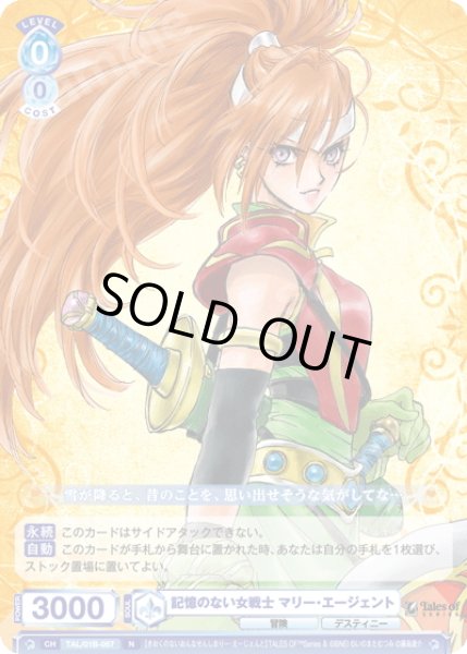 画像1: 記憶のない女戦士 マリー・エージェント[WSB_TAL/01B-057N] (1)