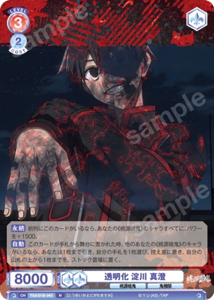 画像1: 透明化 淀川 真澄[WSB_TGA/01B-043N] (1)