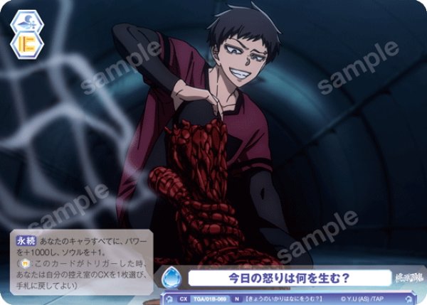 画像1: 今日の怒りは何を生む？[WSB_TGA/01B-069N] (1)