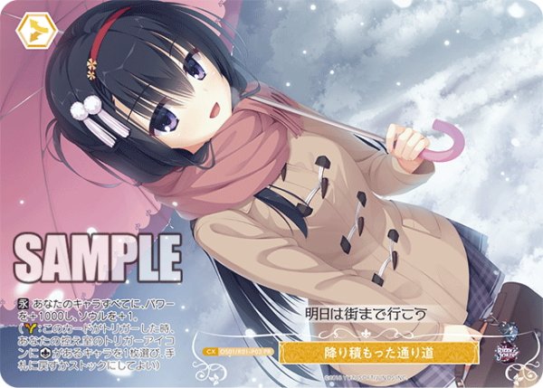 画像1: 【フレームレス仕様】降り積もった通り道[WSR_OS01/R01-P03PR] (1)