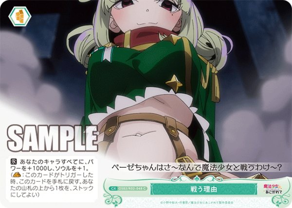 画像1: 戦う理由[WSR_OS02/R02-048C] (1)