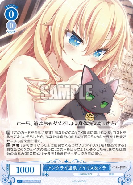 画像1: 【SR仕様(C)】アンクライ温泉 アイリス＆ノラ[WSR_OS03/R03-086S] (1)