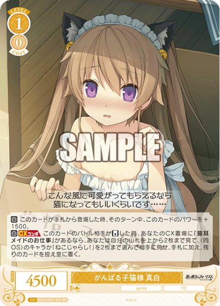 画像1: がんばる子猫様 真白[WSR_OS05/R05-002RR] (1)