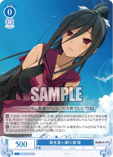 画像1: 新生堂ヶ浦FC部 霞[WSR_OS05/R05-086C] (1)