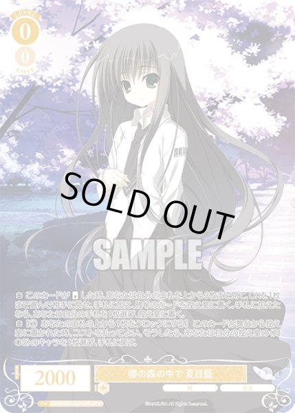 画像1: 【OFR仕様(RR)】櫻の森の中で 夏目藍[WSR_OS06/R06-001OFR] (1)