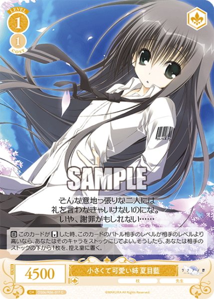 画像1: 小さくて可愛い姉 夏目藍[WSR_OS06/R06-017C] (1)