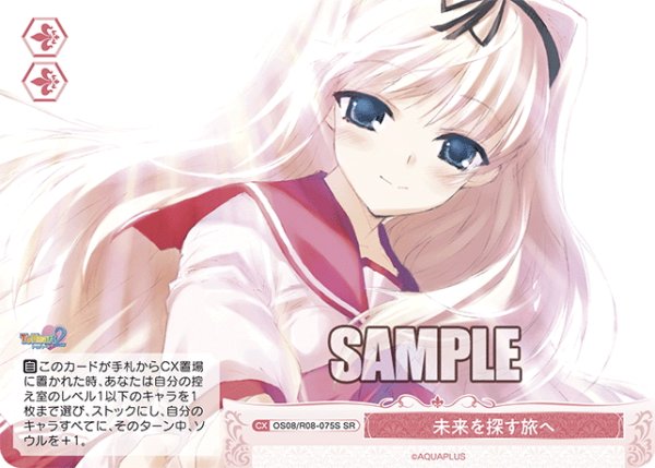 画像1: 【SR仕様(C)】未来を探す旅へ[WSR_OS08/R08-075S] (1)