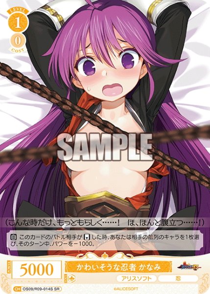 画像1: 【SR仕様(C)】かわいそうな忍者 かなみ[WSR_OS09/R09-014S] (1)