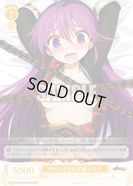 画像1: 【SR仕様(C)】かわいそうな忍者 かなみ[WSR_OS09/R09-014S] (1)