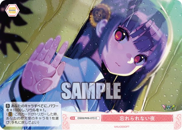 画像1: 忘れられない夜[WSR_OS09/R09-073C] (1)