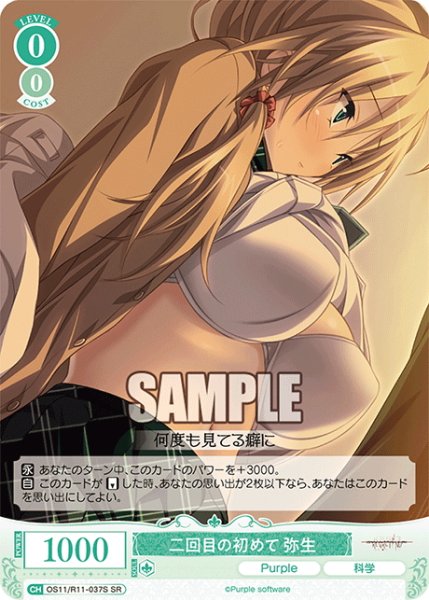 画像1: 【SR仕様(C)】二回目の初めて 弥生[WSR_OS11/R11-037S] (1)