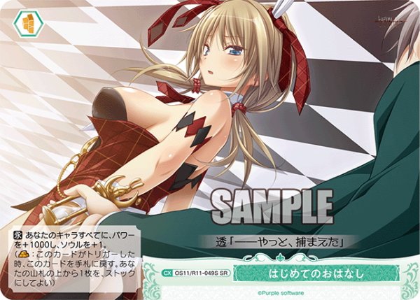 画像1: 【SR仕様(C)】はじめてのおはなし[WSR_OS11/R11-049S] (1)