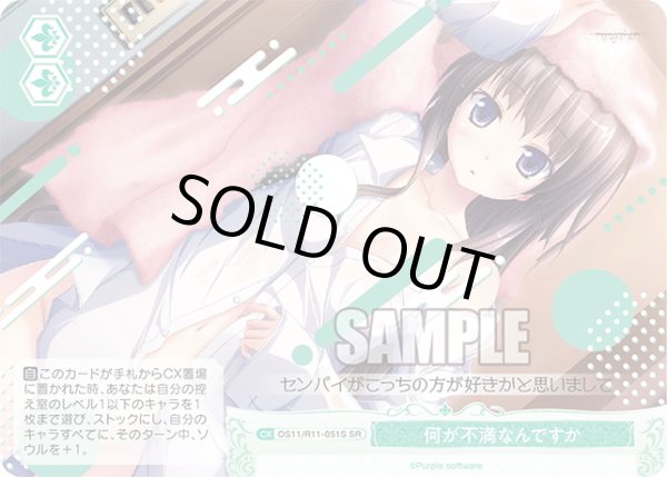 画像1: 【SR仕様(C)】何が不満なんですか[WSR_OS11/R11-051S] (1)